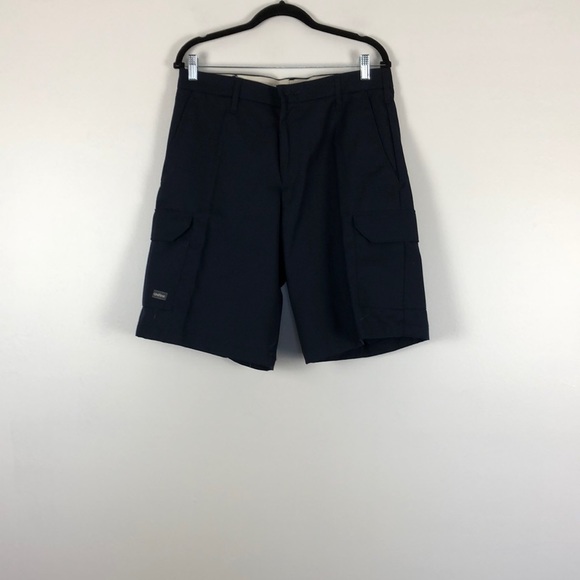 Softwill Shorts Soft Will By Unifirst Mens 6 Pocket Blue Cargo